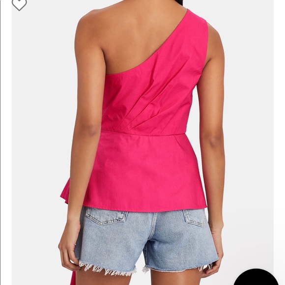 Self portrait asymmetrical one-shoulder top size 2 - Picture 4 of 5